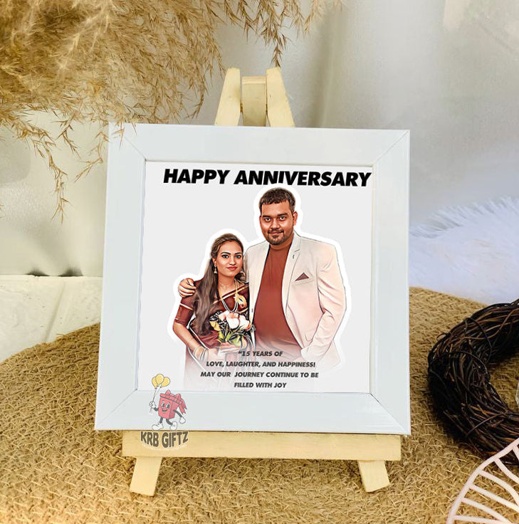 Personalized Anniversary Mini Photo Frame