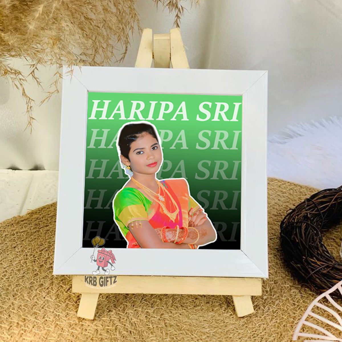 Trendy Personalized Name Frame