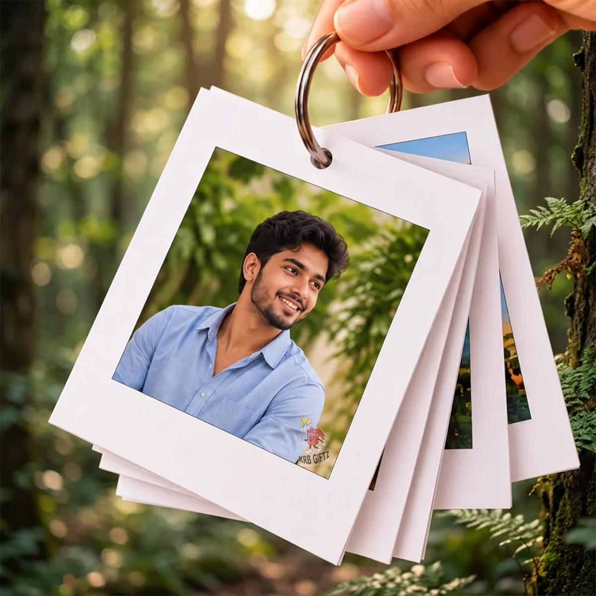 Mini Polaroid Ring Album