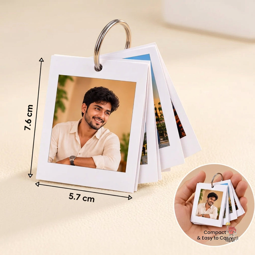 Mini Polaroid Ring Album