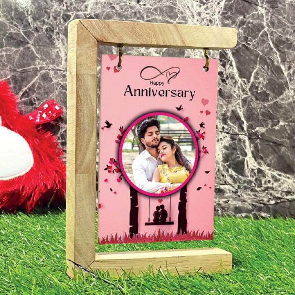 Wood With Photo Hanging 8x5 inch  [contact us on whatsapp]
