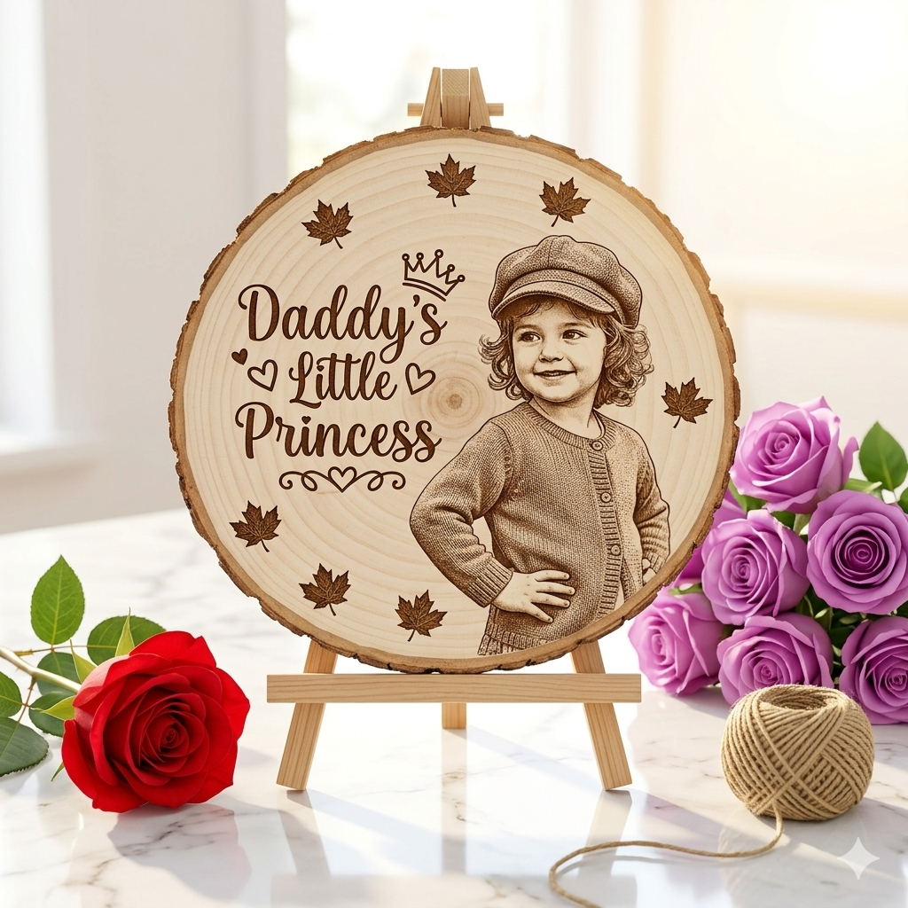 Wooden Engraved Photo Frames