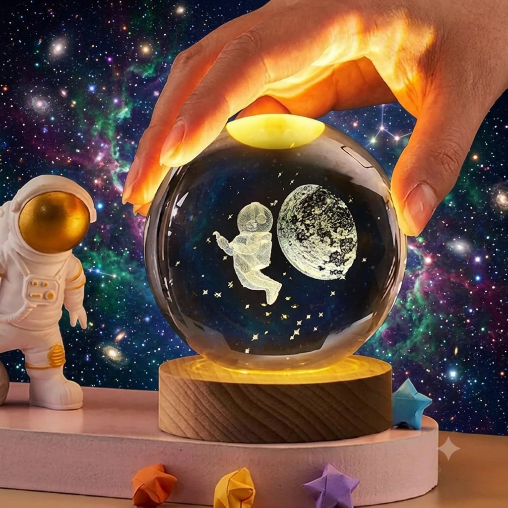 Crystal Ball Lamp [Astronaut]