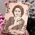 Wooden Engraved Photo Frames Gift