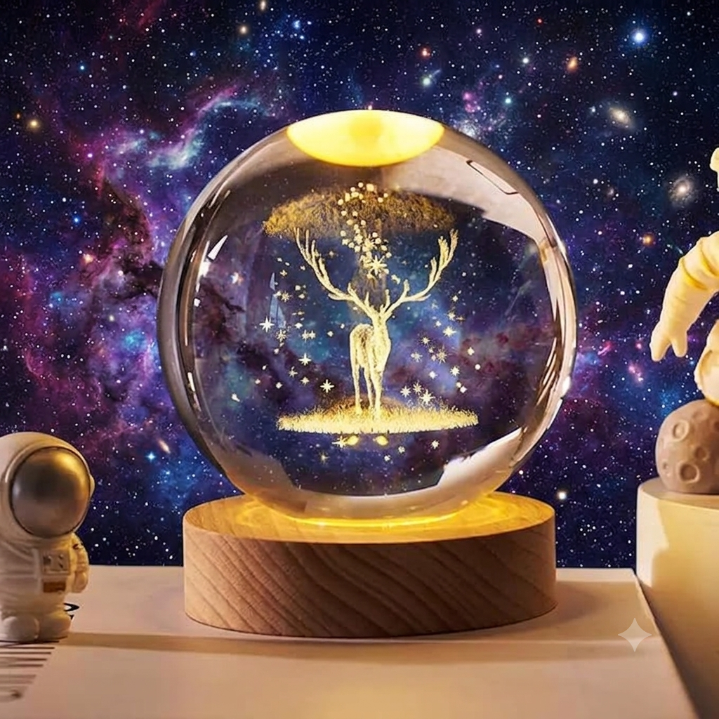 Crystal Ball Lamp [Deer]