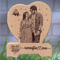 Customize Wooden Engraving [Contact us on Whatsapp] 8x10inch