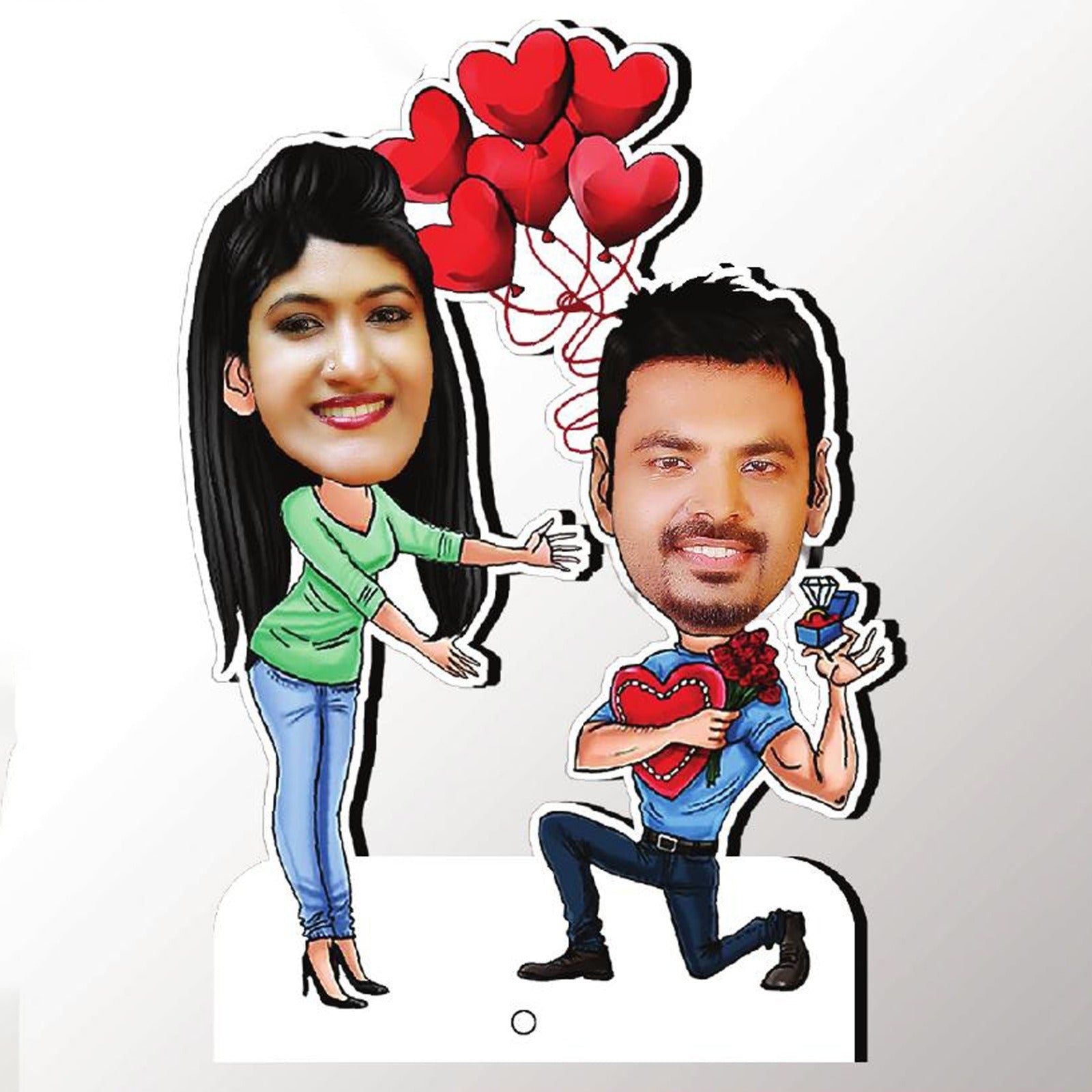 Couplen Caricature Cutout-Mdf 2d miniatures [Order USING Whatsapp]