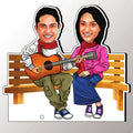 Couplen Caricature Cutout-Mdf 2d miniatures [Order USING Whatsapp]