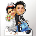 Couplen Caricature Cutout-Mdf 2d miniatures [Order USING Whatsapp]