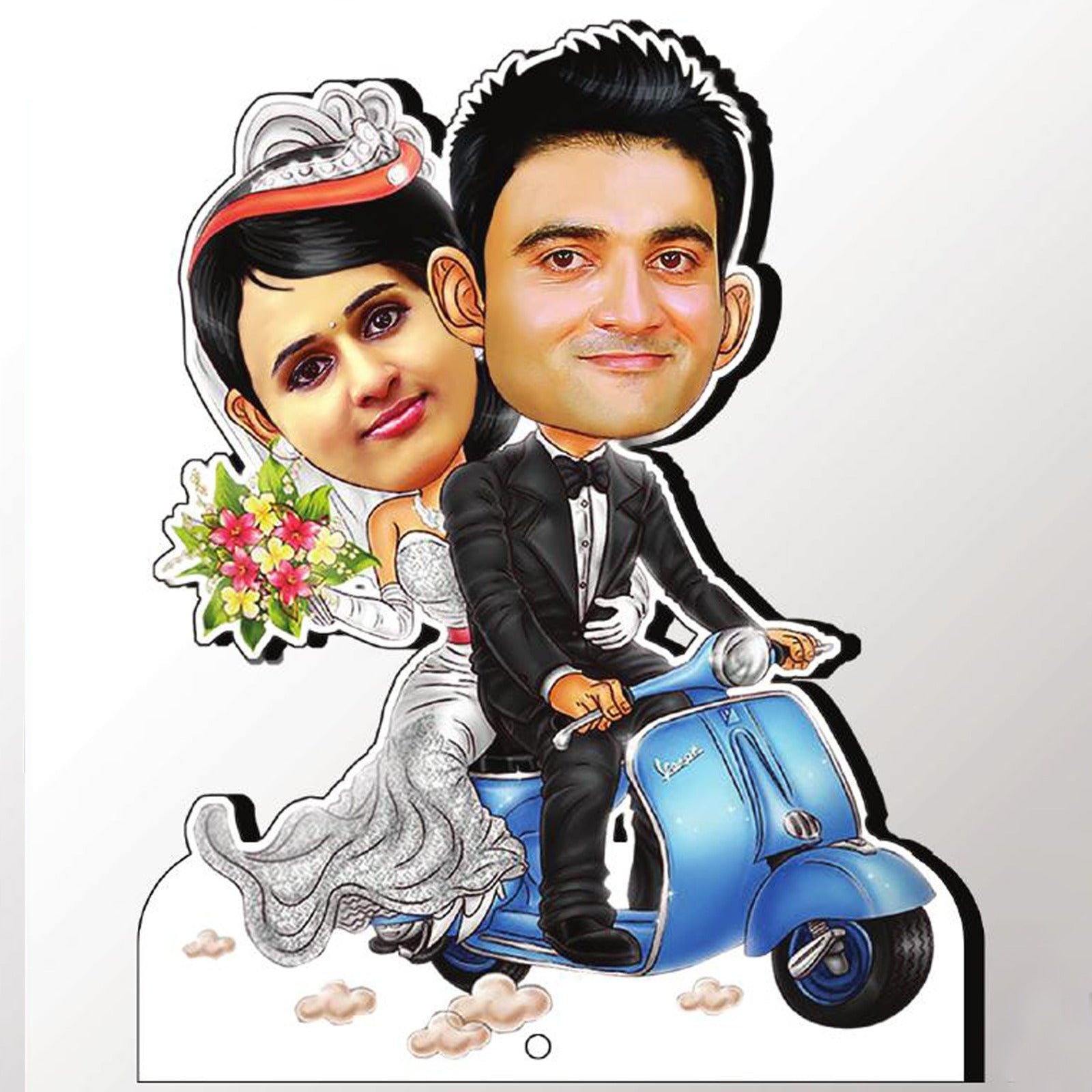 Couplen Caricature Cutout-Mdf 2d miniatures [Order USING Whatsapp]