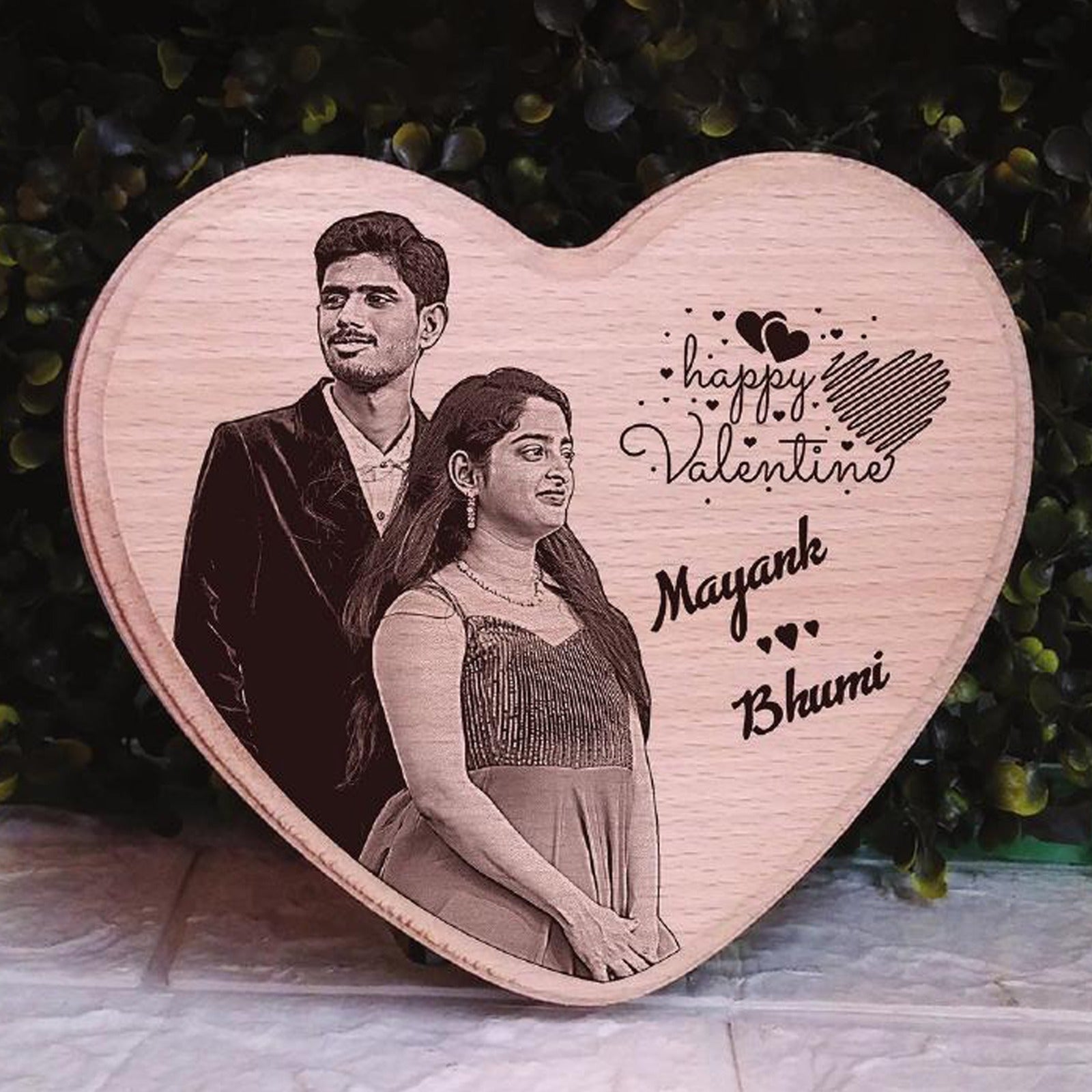 Customize Wooden Engraving [Contact us on Whatsapp] 6x7inch