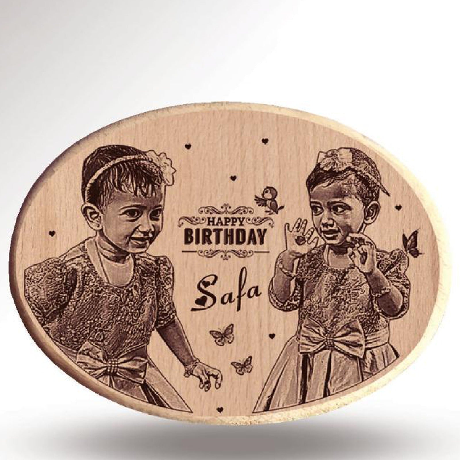 Customize Wooden Engraving [Contact us on Whatsapp] 6x8 inch