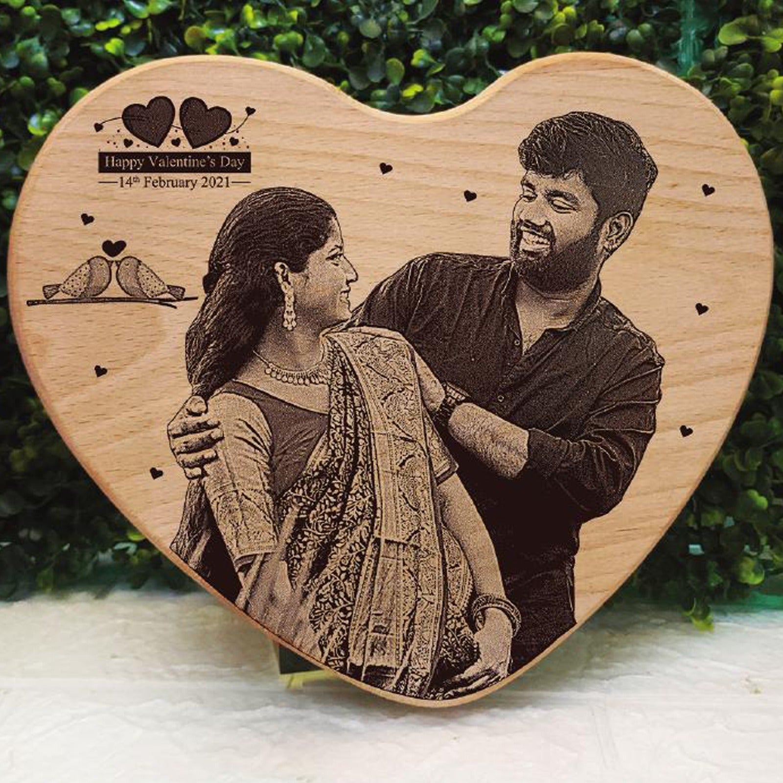 Customize Wooden Engraving [Contact us on Whatsapp] 10x8inch