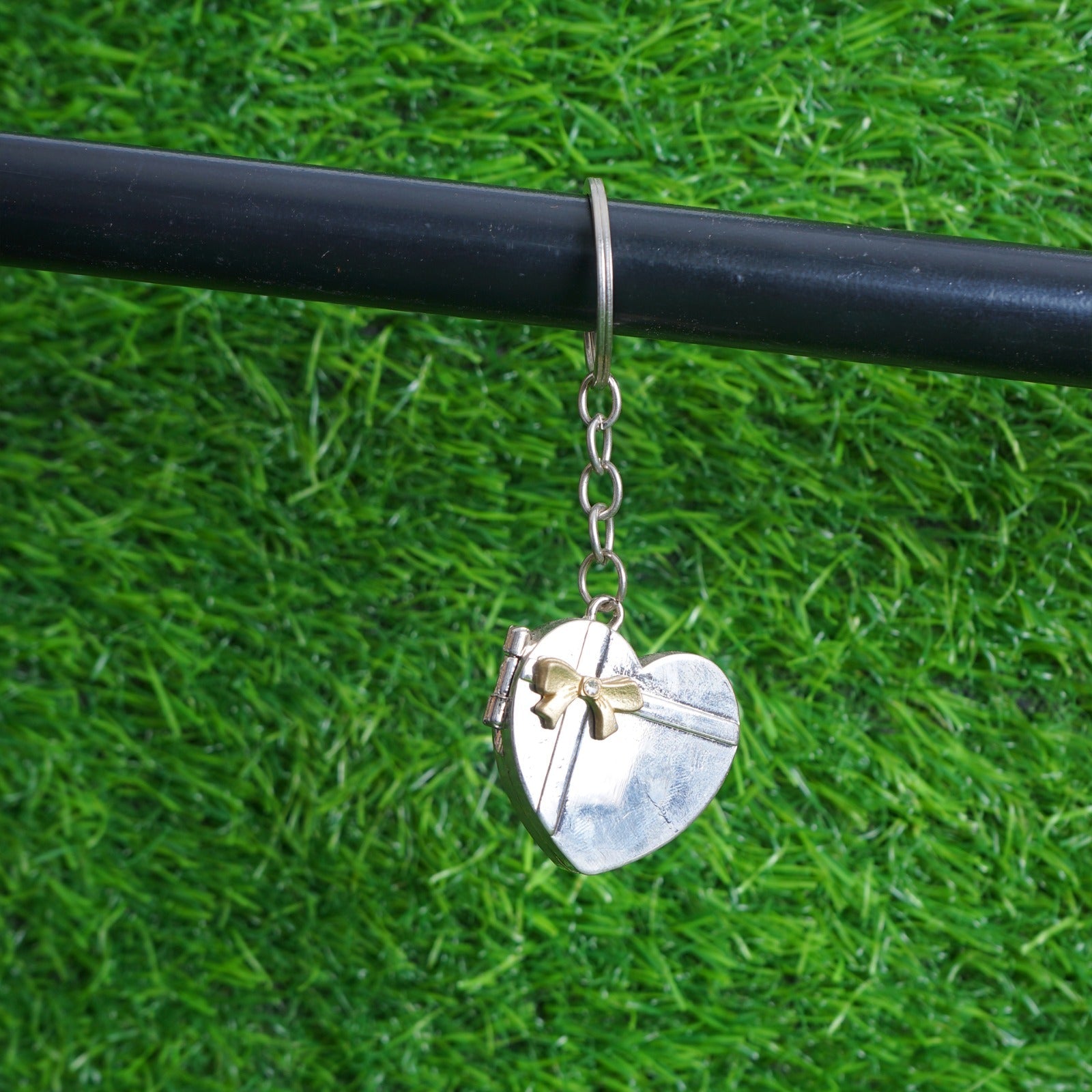 Locket keychain double side [Contact us on whatsapp ]
