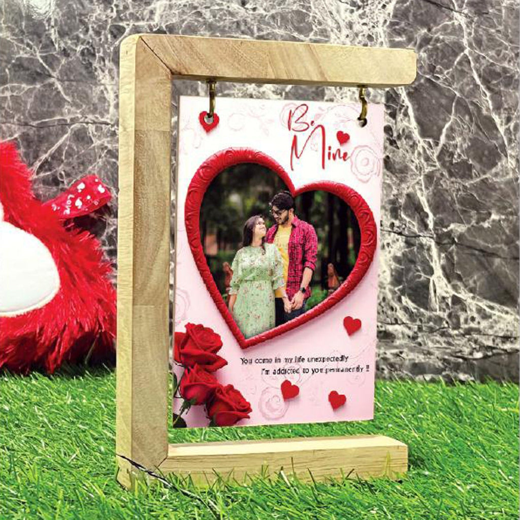 Wood With Photo Hanging 8x5 inch  [contact us on whatsapp]